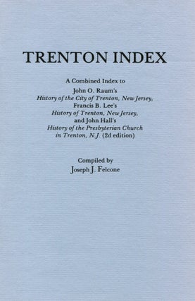 Item #1096 Trenton Index. JOSEPH J. FELCONE