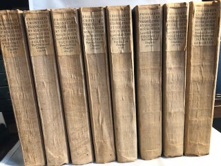 Item #14296 Froissarts Cronycles. JEAN FROISSART