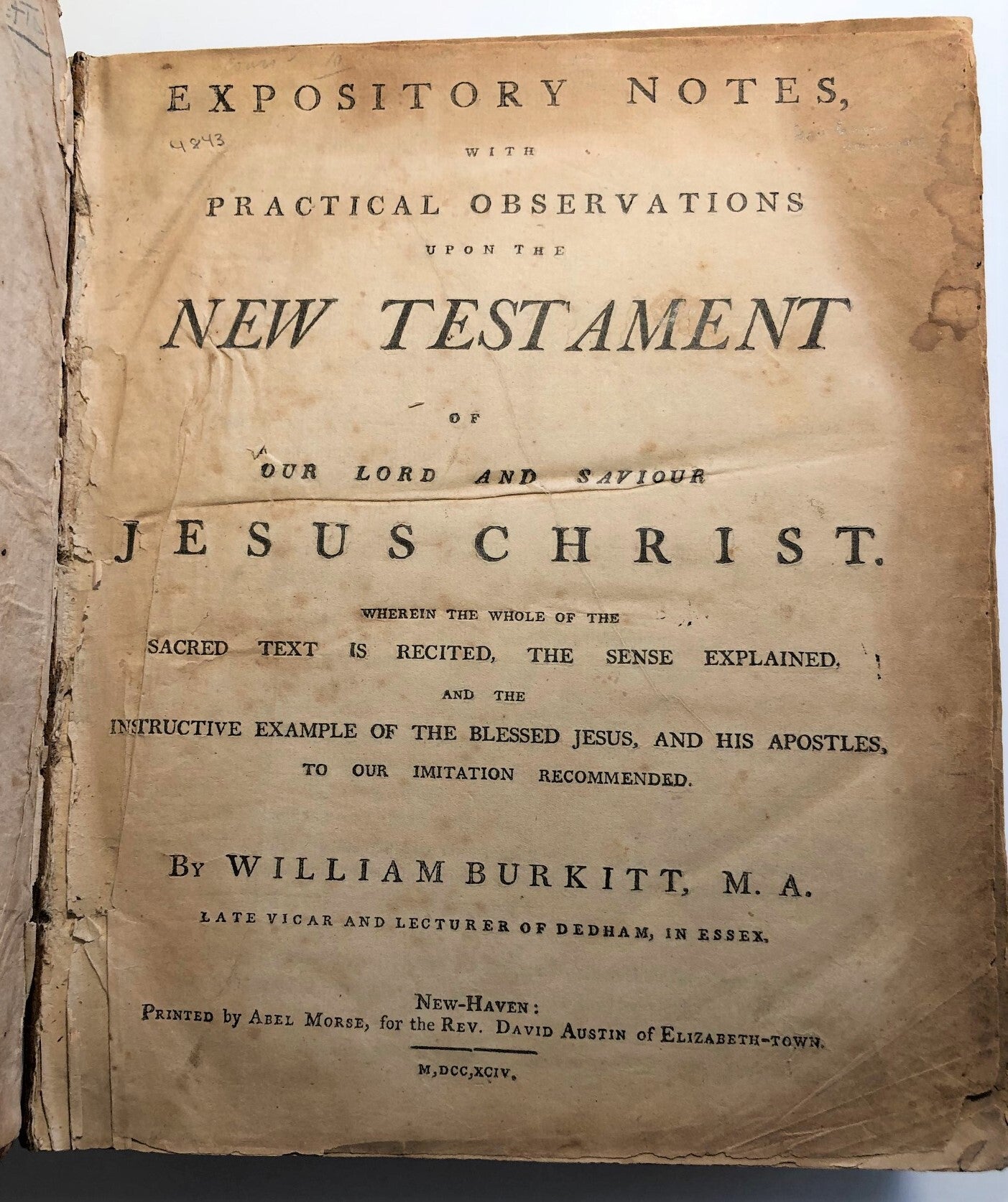 Expository Notes, with Practical Observations | WILLIAM BURKITT